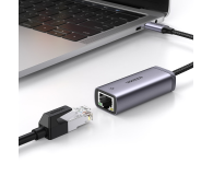 UGREEN CM483 Adapter sieciowy USB-C do RJ45 szary - 1488922 - zdjęcie 2